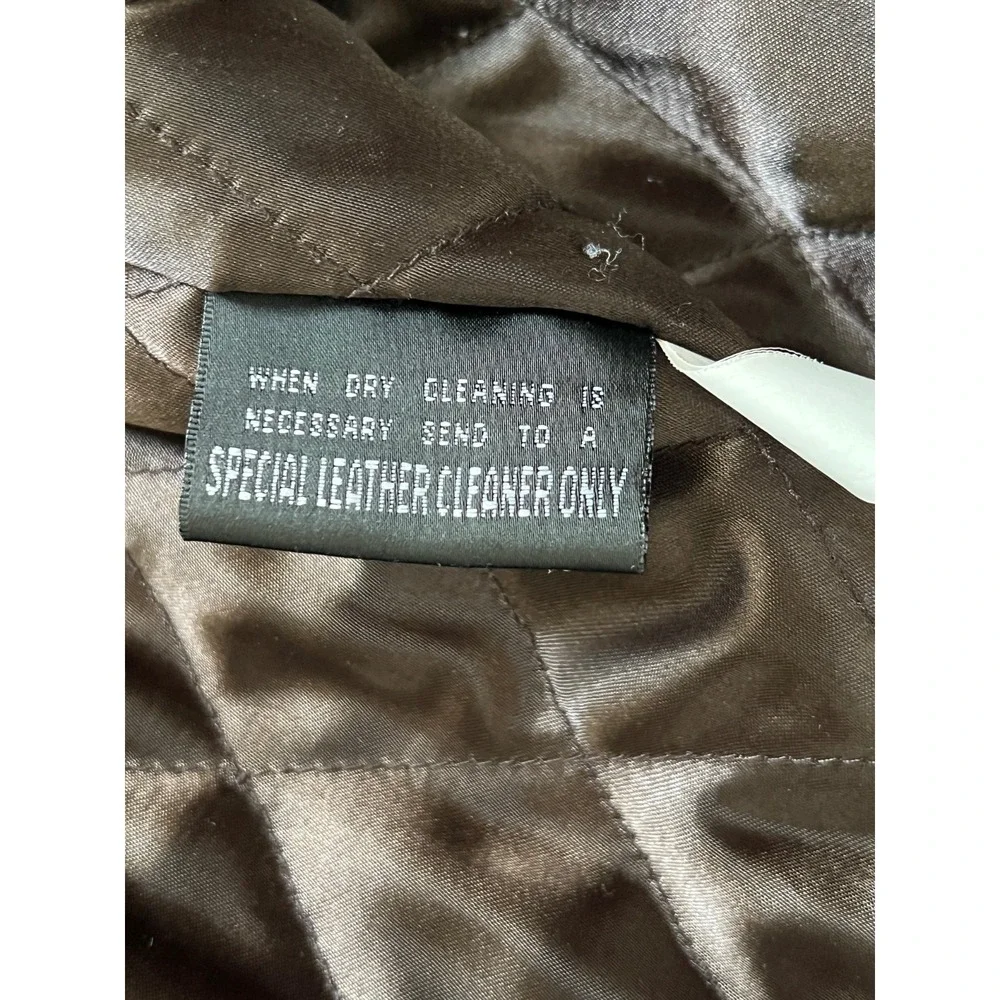 Vintage Wilsons Suede Leather Coat Womens L Brown Faux Fur Trim Hooded Excellent
